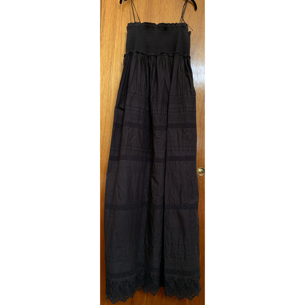 ALL SAINTS SMOCKED MAXI DRESS